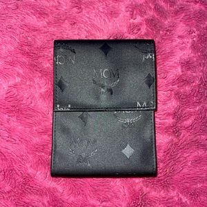 black MCM wallet/cardholder